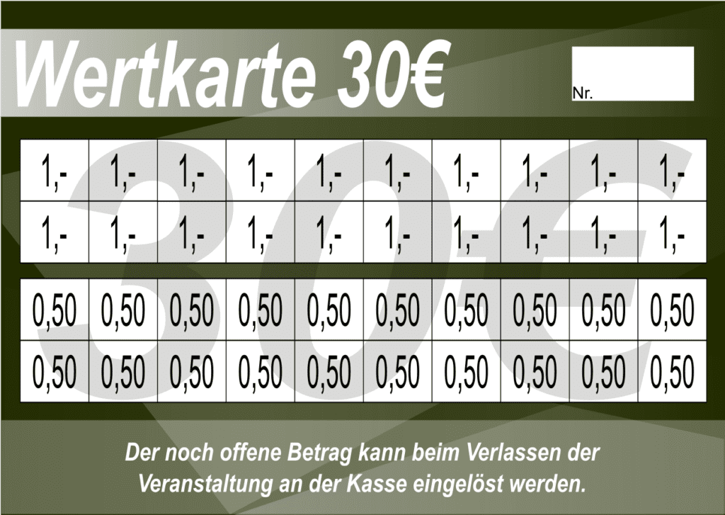 Wertkarte 30 EUR 311