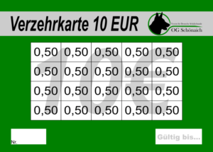 Hoffstadt  Verzehrkarten 10 EUR gestaltet und abgenommen