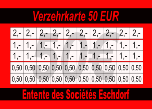 Schmit Verzehrkarte 50 EUR gestaltet und abgenommen