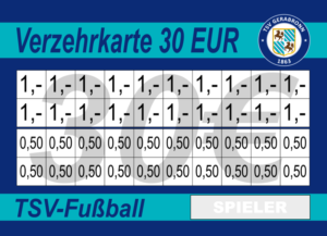 Weiszdorn Verzehrkarte 30 EUR gestaltet und abgenommen