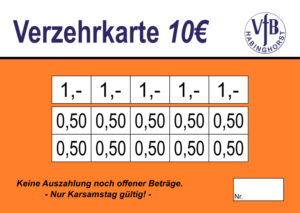 Suren Verzehrkarten 10 EUR gestaltet und abgenommen