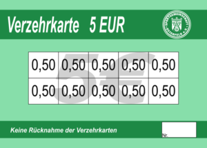 Krautkrämer Verzehrkarten 5 EUR gestaltet und abgenommen