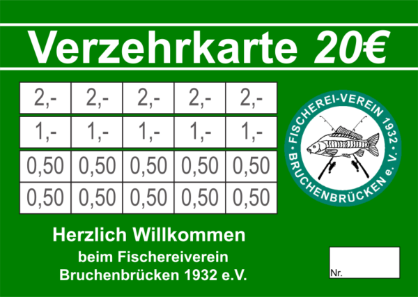 Hillebrand Verzehrkarten 20 EUR Nachbestellung