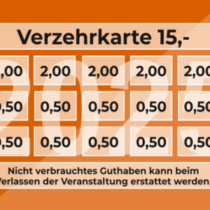 Velte Verzehrkarten 15 EUR zum Drucken aufbereitet
