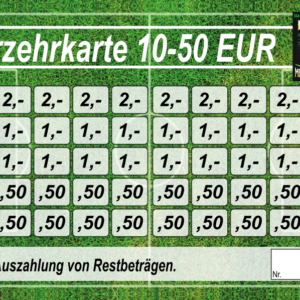 Seeger Verzehrkarten 50 EUR gestaltet und abgenommen