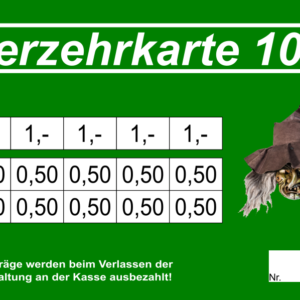 Bähr Verzehrkarten 10 EUR gestaltet und abgenommen