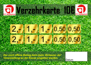 Salvatore Verzehrkarte 10 EUR Nachbestellung