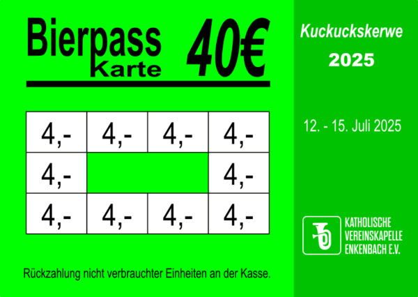 Kronenberger Bierpass gestaltet und abgenommen