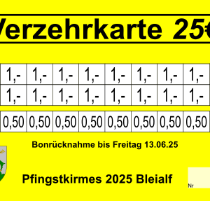 Hell Verzehrkarten 25 EUR gestaltet und abgenommen
