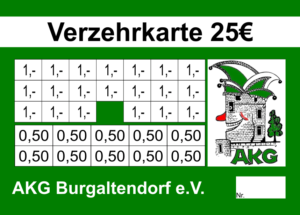 Schulte Verzehrkarten 25 EUR gestaltet und abgenommen
