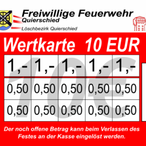 Matheis Verzehrkarte 10 EUR Nachbestellung