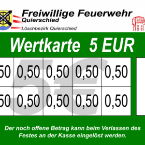 Matheis Verzehrkarte 5 EUR Nachbestellung