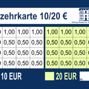 Kopmeier Verzehrkarten 10/20 EUR gestaltet und abgenommen
