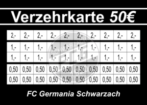 Velten Verzehrkarte 50 EUR Nachbestellung