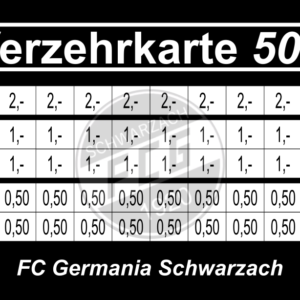 Velten Verzehrkarte 50 EUR Nachbestellung
