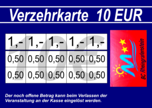 Duske Verzehrkarte 10 EUR Nachbestellung