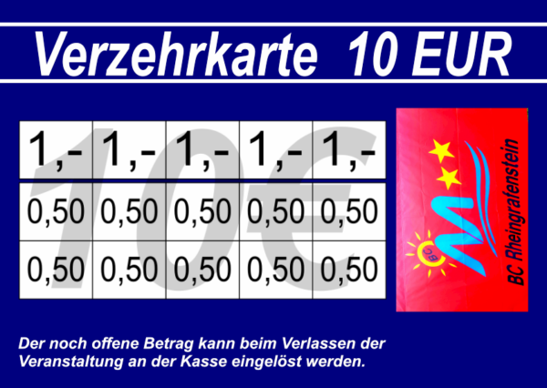 Duske Verzehrkarte 10 EUR Nachbestellung