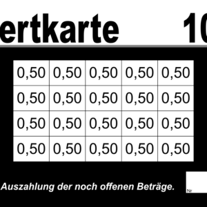 Dördelmann Verzehrkarte 10 EUR gestaltet und abgenommen