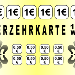 Wörishofer Verzehrkarte 10 EUR gestaltet und abgenommen