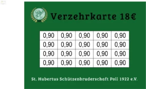 Ewen Verzehrkarte 18 EUR zum Drucken aufbereitet