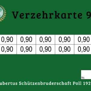 Ewen Verzehrkarten 9 EUR gestaltet und abgenommen