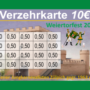 Koch Verzehrkarte 10 EUR gestaltet und abgenommen