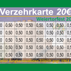 Koch Verzehrkarte 20 EUR gestaltet und abgenommen
