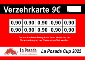 Büttner Verzehrkarten 9 EUR gestaltet und abgenommen
