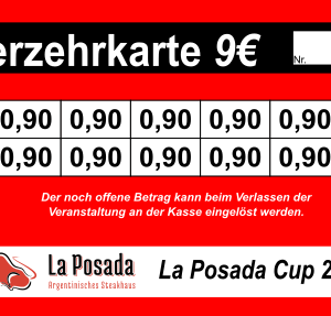 Büttner Verzehrkarten 9 EUR gestaltet und abgenommen