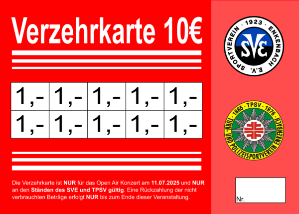 Burkhard Verzehrkarten 10 EUR gestaltet und abgenommen