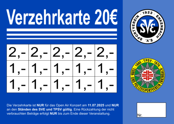 Burkhard Verzehrkarten 20 EUR gestaltet und abgenommen
