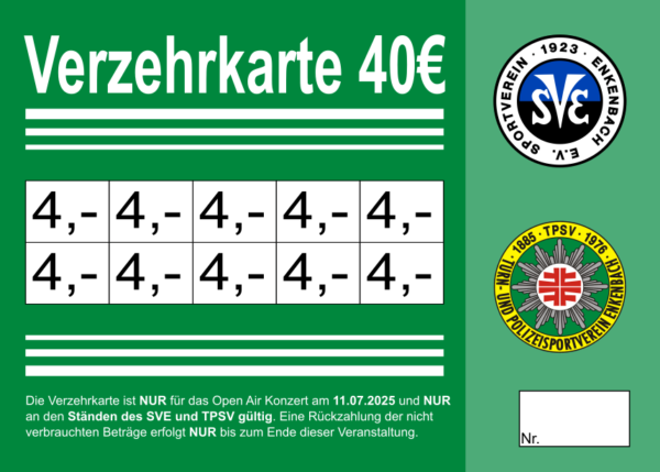 Burkhard Verzehrkarten 40 EUR gestaltet und abgenommen