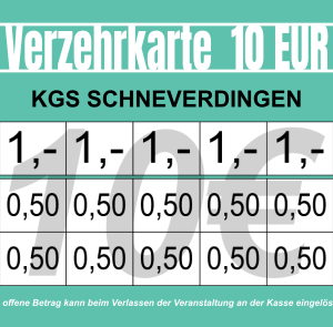 Bosselmann Verzehrkarte 10 EUR Nachbestellung