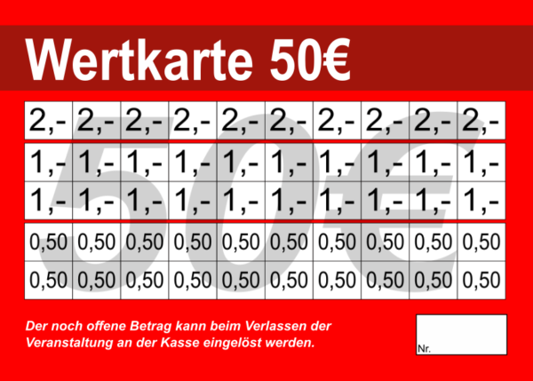 Hertzler Verzehrkarten 50EUR gestaltet und abgenommen