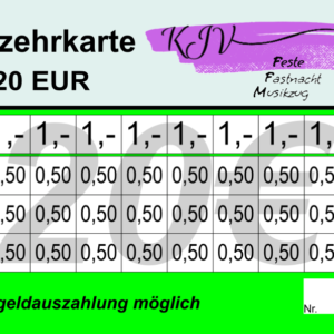 Heisig-Fischer Verzehrkarten 20 EUR gestaltet und abgenommen