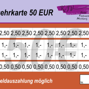 Heisig-Fischer Verzehrkarten 50 EUR gestaltet und abgenommen