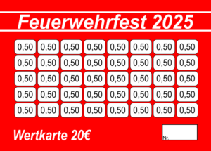 Hilberath Verzehrkarten 20 EUR Elektrotechnik gestaltet und abgenommen