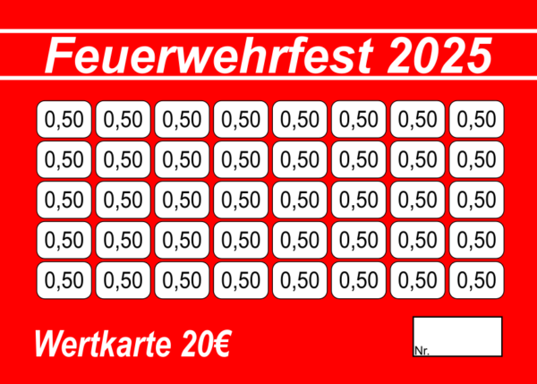 Hilberath Verzehrkarten 20 EUR Elektrotechnik gestaltet und abgenommen