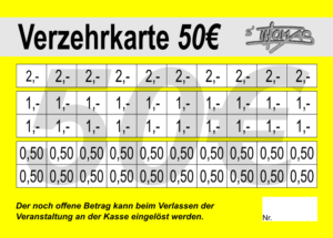 Fürst Verzehrkarte 50EUR gestaltet und abgenommen