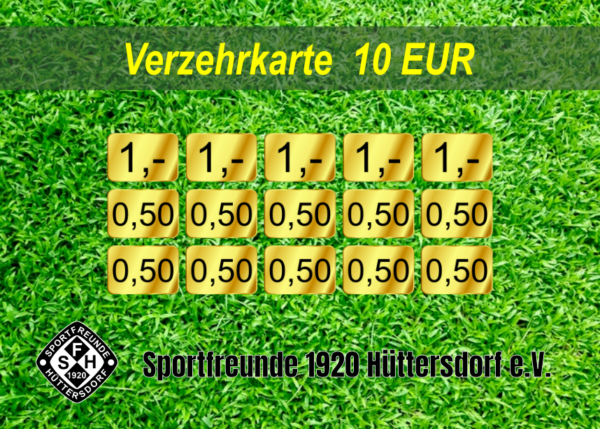 Magistrali Verzehrkarte 10 EUR Nachbestellung