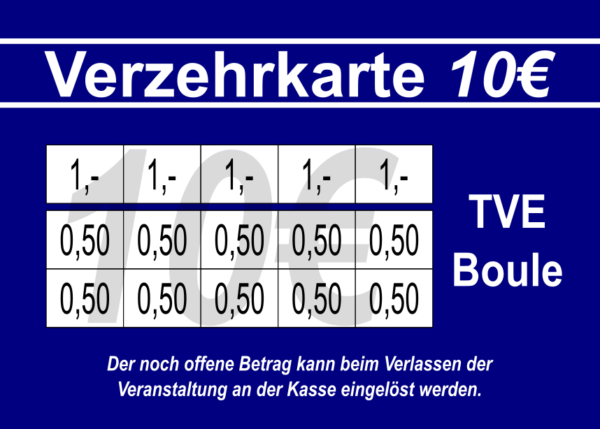 Rasche Verzehrkarte 10 EUR Nachbestellung