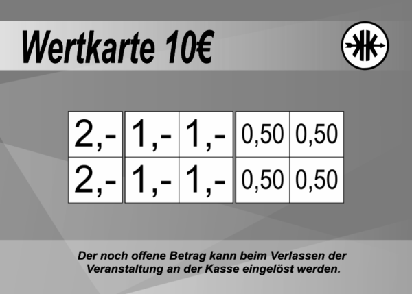 Fessler Verzehrkarte 10 EUR Nachbestellung