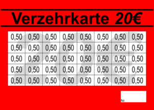Möller Verzehrkarten 20 EUR Nachbestellung