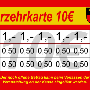 Gratz Verzehrkarte 10 EUR gestaltet und abgenommen