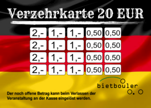 Birringer Verzehrkarte 20 EUR Nachbestellung