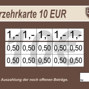 Ferosi Verzehrkarten 10 EUR Nachbestellung gestaltet und abgenommen