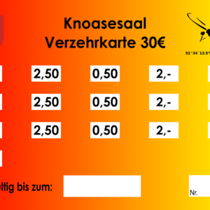 Bogers Verzehrkarten 30 EUR zum Druck angepasst