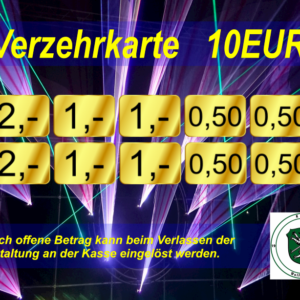 Ewald 10 EUR Verzehrkarten Nachbestellung