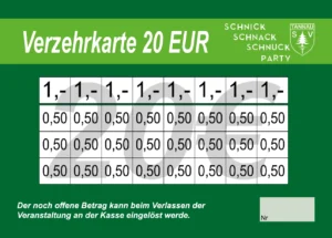 Albano Verzehrkarten 20 EUR gestaltet und abgenommen