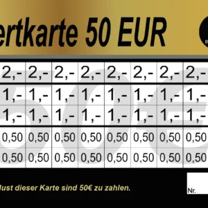 Freytag Verzehrkarten 50 EUR gestaltet und abgenommen